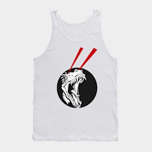 Dinosaur Laser Eyes T-Rex Tank Top